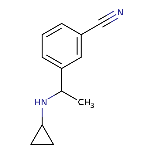 3-[1-(cyclopropylamino)ethyl]benzonitrile