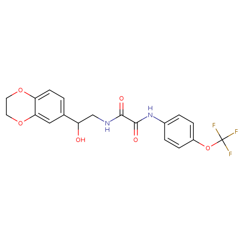 N-[2-(2,3-dihydro-1,4-benzodioxin-6-yl)-2-hydroxyethyl]-N'-[4-(trifluoromethoxy)phenyl]ethanediamide