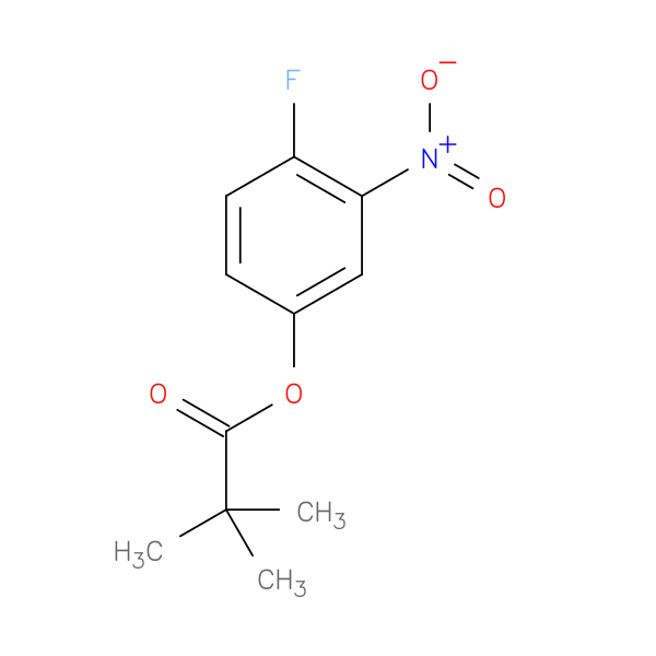 4-Fluoro-3-nitrophenyl pivalate