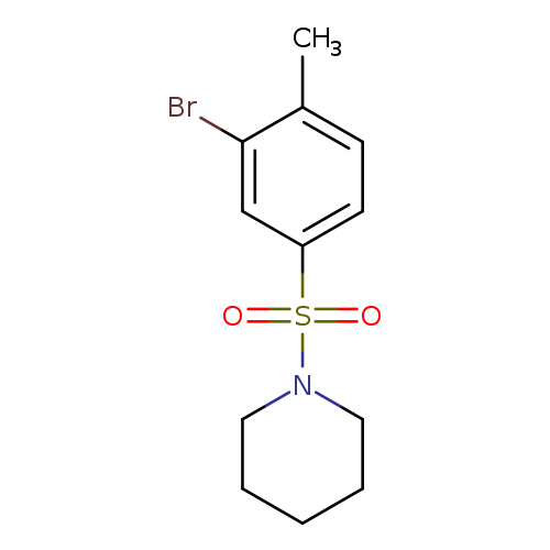 1-(3-Bromo-4-methylphenylsulfonyl)piperidine