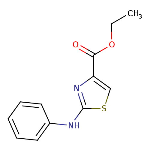 4-Thiazolecarboxylic acid, 2-(phenylamino)-, ethyl ester