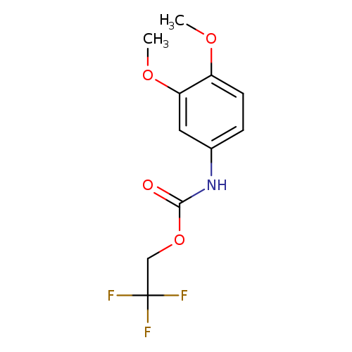 2,2,2-trifluoroethyl N-(3,4-dimethoxyphenyl)carbamate