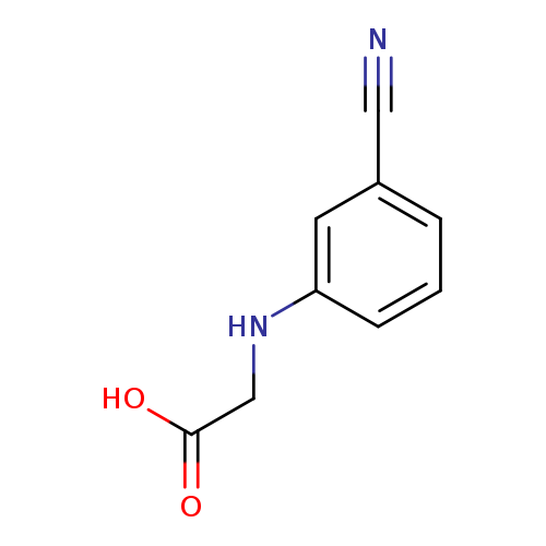 2-[(3-Cyanophenyl)amino]acetic Acid