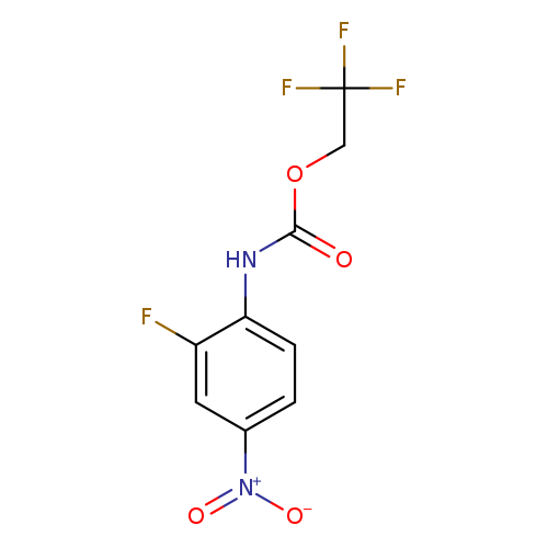 2,2,2-trifluoroethyl N-(2-fluoro-4-nitrophenyl)carbamate