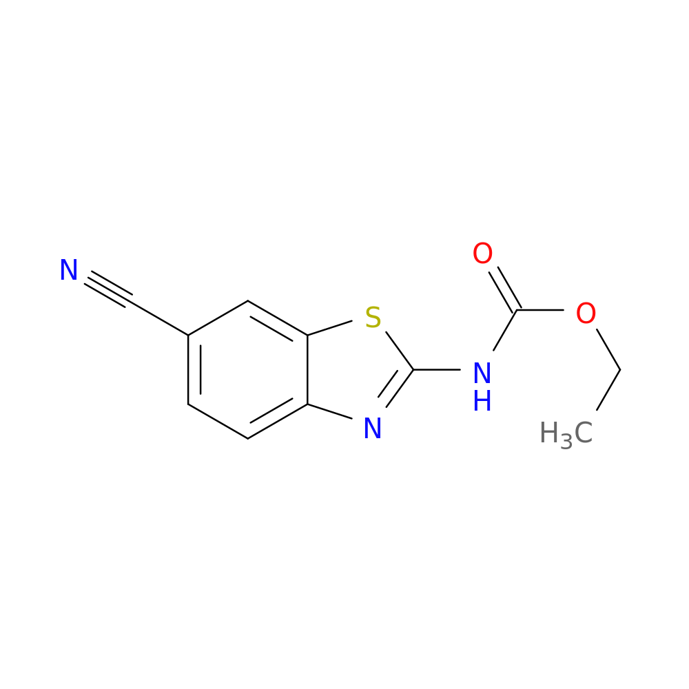 Ethyl N-(6-cyano-1,3-benzothiazol-2-yl)carbamate