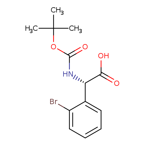 Benzeneacetic acid, 2-bromo-α-[[(1,1-dimethylethoxy)carbonyl]amino]-, (αS)-