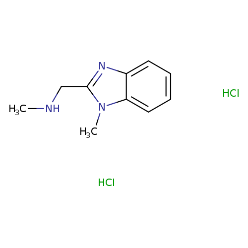N-methyl-1-(1-methyl-1H-benzimidazol-2-yl)methanamine dihydrochloride