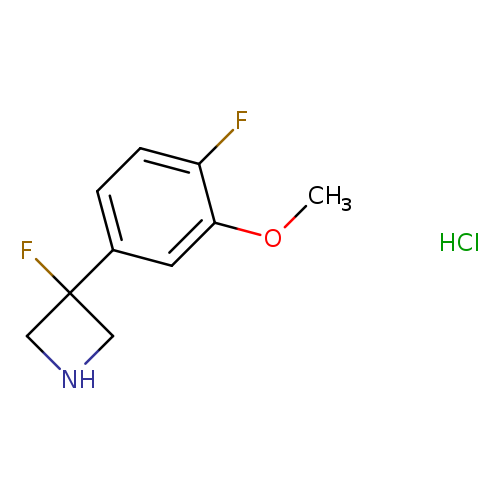 3-fluoro-3-(4-fluoro-3-methoxyphenyl)azetidinehydrochloride