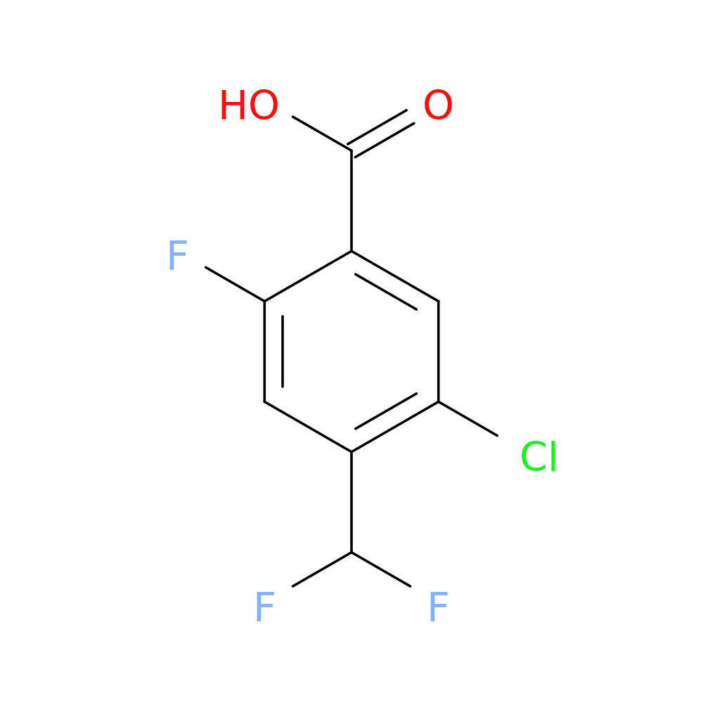 5-chloro-4-(difluoromethyl)-2-fluorobenzoic acid