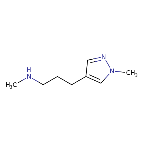 N-Methyl-3-(1-methyl-1h-pyrazol-4-yl)propan-1-amine