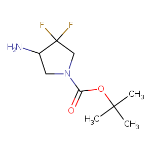 1-​Pyrrolidinecarboxyli​c acid, 4-​amino-​3,​3-​difluoro-​, 1,​1-​dimethylethyl ester
