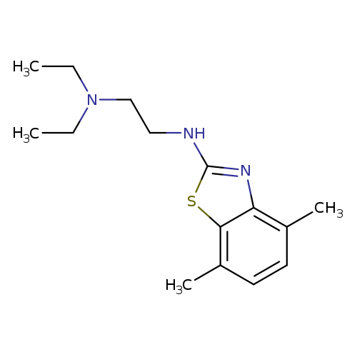 N-[2-(diethylamino)ethyl]-4,7-dimethyl-1,3-benzothiazol-2-amine