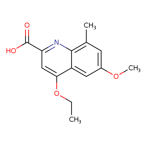 4-Ethoxy-6-methoxy-8-methylquinoline-2-carboxylic acid