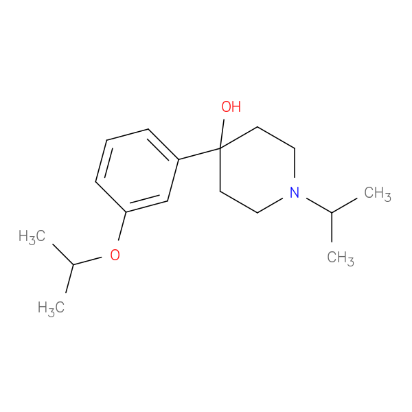 4-Hydroxy-4-(3-iso-propoxyphenyl)-1-iso-propylpiperidine