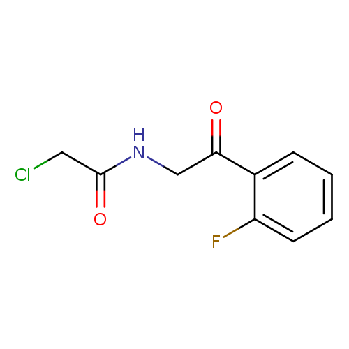 2-chloro-N-[2-(2-fluorophenyl)-2-oxoethyl]acetamide