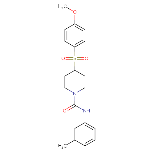 4-(4-methoxybenzenesulfonyl)-N-(3-methylphenyl)piperidine-1-carboxamide