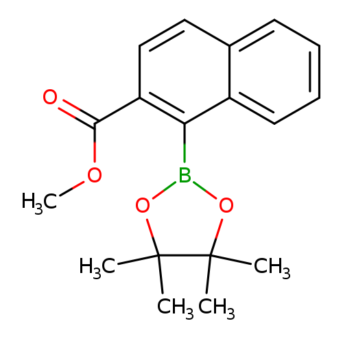 methyl1-(4,4,5,5-tetramethyl-1,3,2-dioxaborolan-2-yl)naphthalene-2-carboxylate
