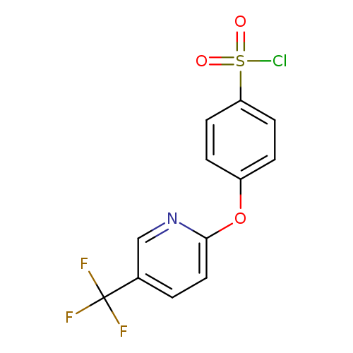 4-((5-(Trifluoromethyl)pyridin-2-yl)oxy)benzene-1-sulfonyl chloride