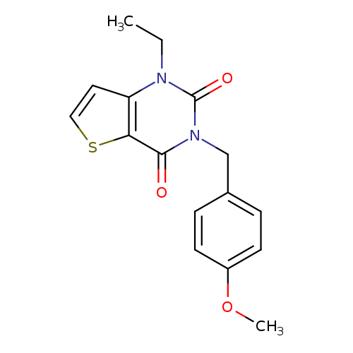 1-ethyl-3-[(4-methoxyphenyl)methyl]-1H,2H,3H,4H-thieno[3,2-d]pyrimidine-2,4-dione