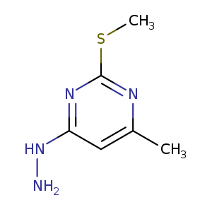 4-Hydrazino-6-methyl-2-(methylthio)pyrimidine