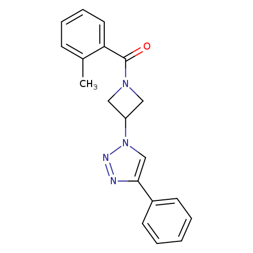 1-[1-(2-methylbenzoyl)azetidin-3-yl]-4-phenyl-1H-1,2,3-triazole