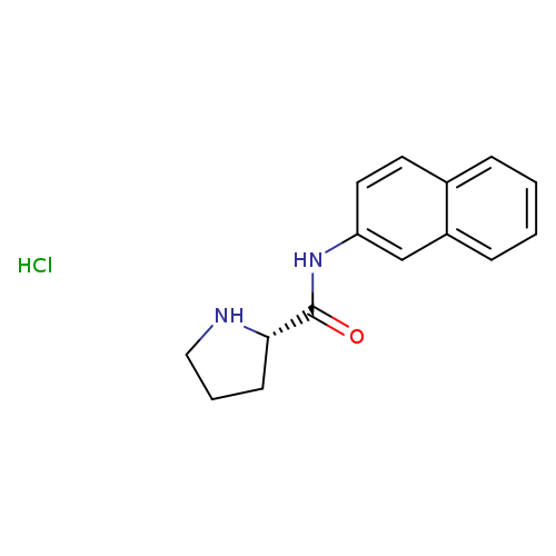 2-Pyrrolidinecarboxamide,N-2-naphthalenyl-, hydrochloride (1:1)