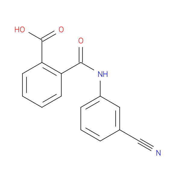 2-[(3-cyanoanilino)carbonyl]benzoic acid