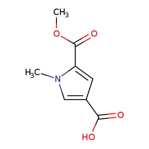 5-(methoxycarbonyl)-1-methyl-1H-pyrrole-3-carboxylic acid