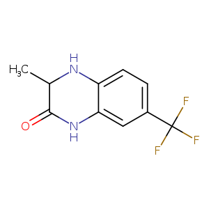 3-methyl-7-(trifluoromethyl)-3,4-dihydro-1H-quinoxalin-2-one