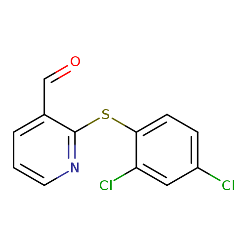 2-[(2,4-dichlorophenyl)sulfanyl]pyridine-3-carbaldehyde
