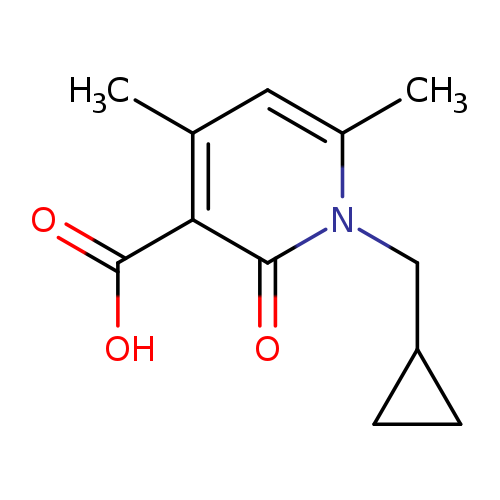 1-(Cyclopropylmethyl)-4,6-dimethyl-2-oxo-1,2-dihydropyridine-3-carboxylic acid