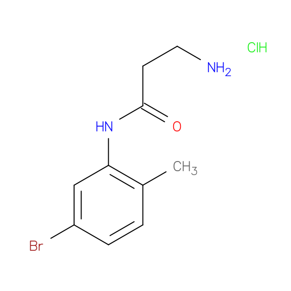 3-amino-N-(5-bromo-2-methylphenyl)propanamide hydrochloride