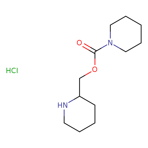 (piperidin-2-yl)methyl piperidine-1-carboxylate hydrochloride