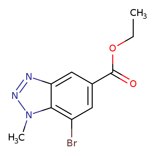 Ethyl 7-bromo-1-methyl-1,2,3-benzotriazole-5-carboxylate