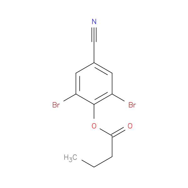 2,6-dibromo-4-cyanophenyl butanoate