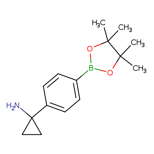 4-(1-Aminocyclopropyl)phenylboronic acid, pinacol ester