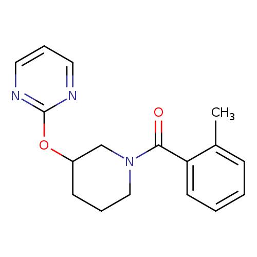2-{[1-(2-methylbenzoyl)piperidin-3-yl]oxy}pyrimidine