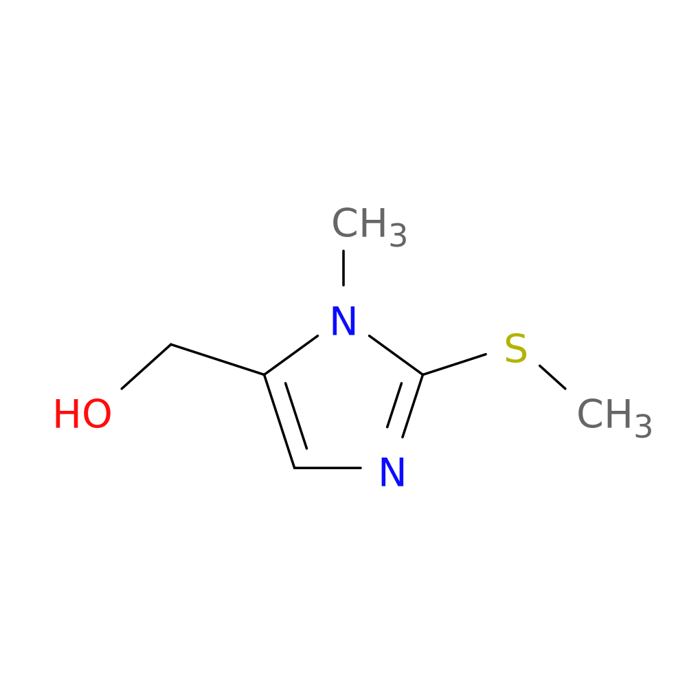5-Hydroxymethyl-1-methyl-2-methylthio-1H-imidazole