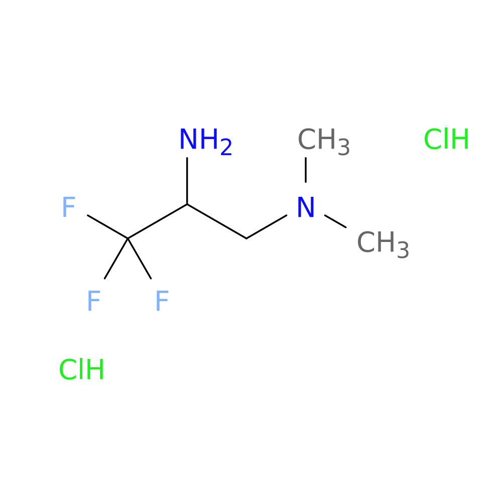 (2-amino-3,3,3-trifluoropropyl)dimethylamine dihydrochloride