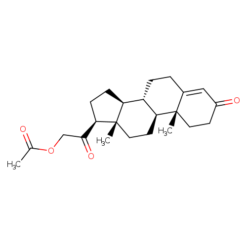 Pregn-4-ene-3,20-dione, 21-(acetyloxy)-