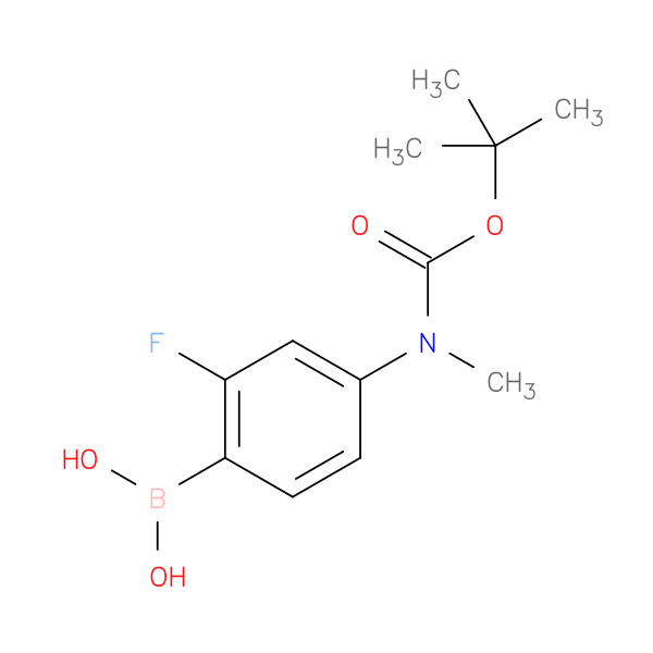 4-(N-BOC-N-Methylamino)-2-fluorophenylboronic acid