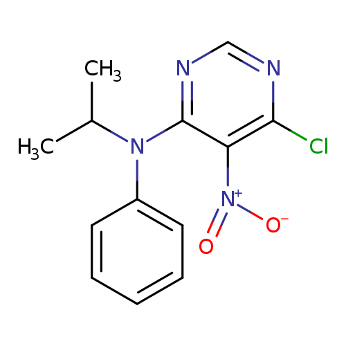 6-chloro-5-nitro-N-phenyl-N-(propan-2-yl)pyrimidin-4-amine