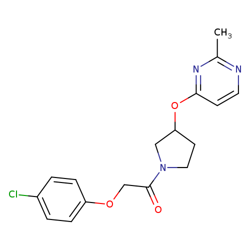 2-(4-chlorophenoxy)-1-{3-[(2-methylpyrimidin-4-yl)oxy]pyrrolidin-1-yl}ethan-1-one