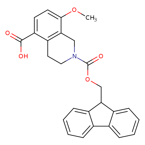 2-{[(9H-fluoren-9-yl)methoxy]carbonyl}-8-methoxy-1,2,3,4-tetrahydroisoquinoline-5-carboxylic acid
