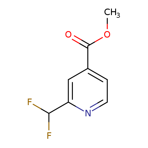 4-Pyridinecarboxylic acid, 2-(difluoromethyl)-, methyl ester