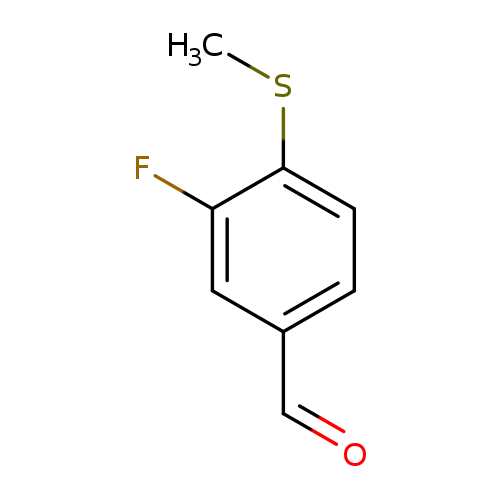 Benzaldehyde, 3-fluoro-4-(methylthio)-