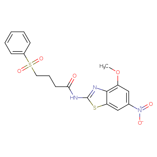 4-(benzenesulfonyl)-N-(4-methoxy-6-nitro-1,3-benzothiazol-2-yl)butanamide