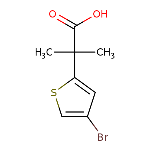 2-(4-bromothiophen-2-yl)-2-methylpropanoicacid