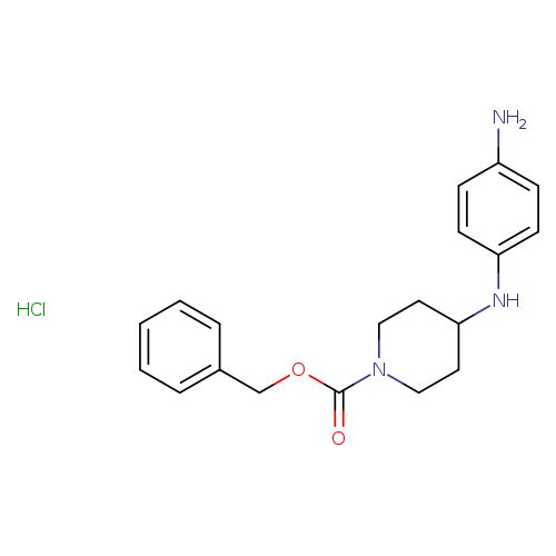 4-(4-Aminophenylamino)-piperidine-1-carboxylic acid benzyl ester hydrochloride