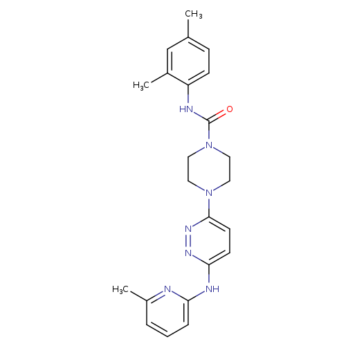 N-(2,4-dimethylphenyl)-4-{6-[(6-methylpyridin-2-yl)amino]pyridazin-3-yl}piperazine-1-carboxamide